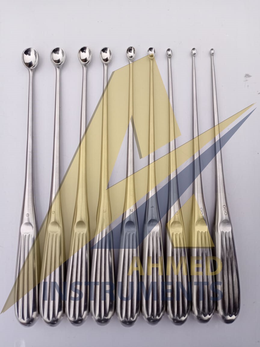 Volkmann bone curette set of 9 pieces orthopedic surgical instruments