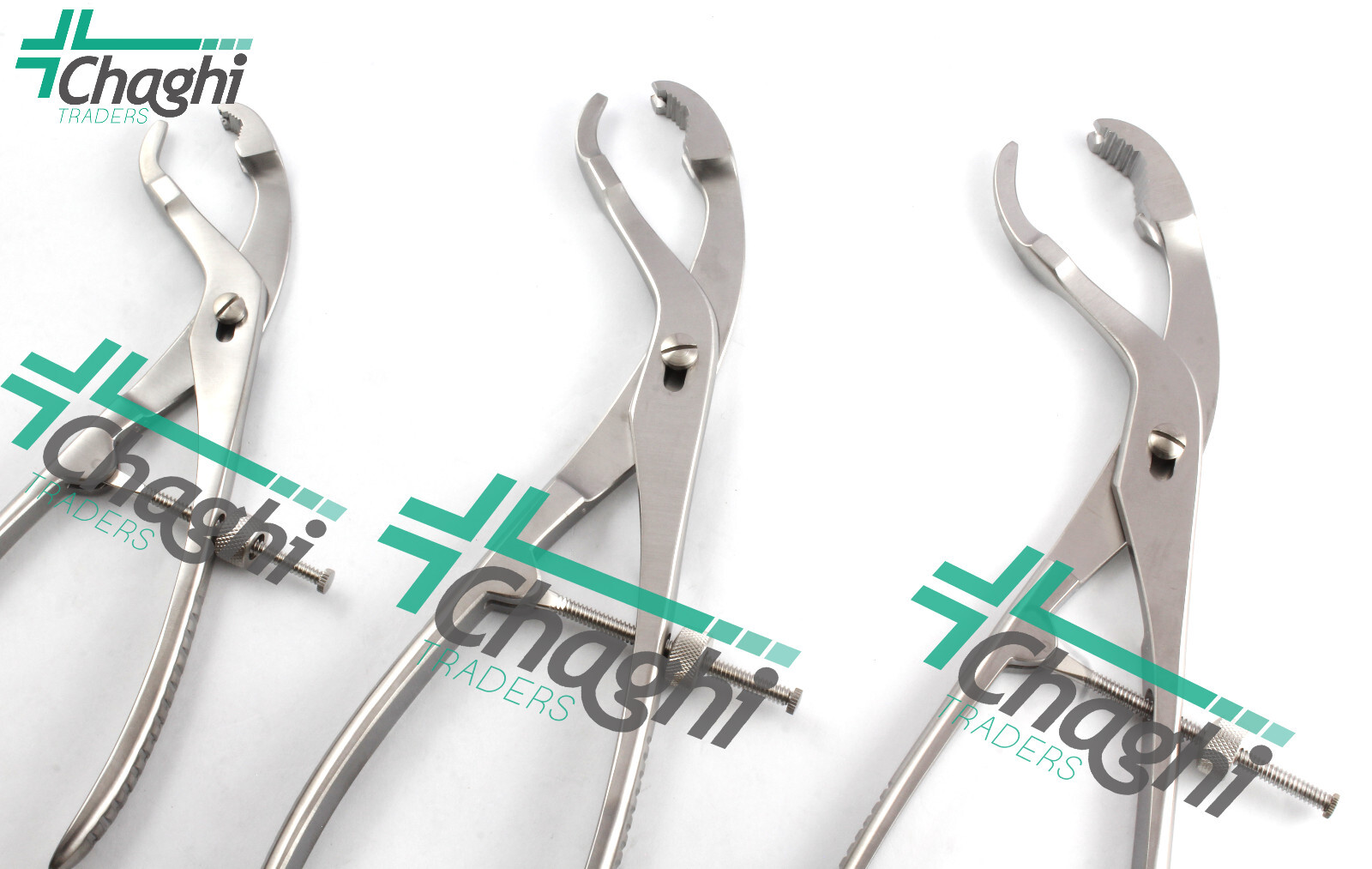 Verbrugge Bone Holding Forceps S.M.L 3 PCs Set Orthopedic Instruments By Chaghi