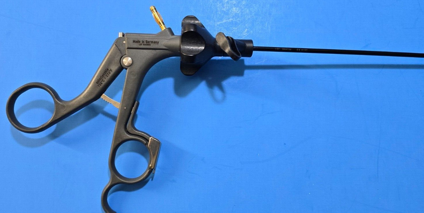 Stryker Laparoscopic Grasping Kelly Forceps 3mmx29cm Monopolar Handle