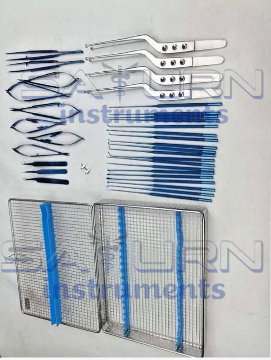 Neuro Surgical Instruments set of 40 Kit & Micro Ophthalmic surgery instruments