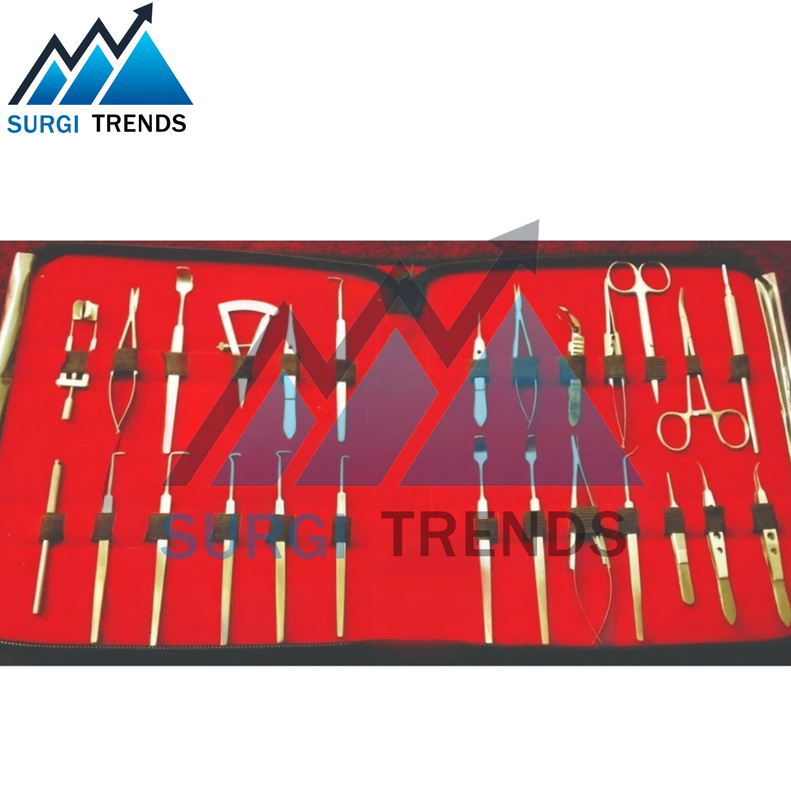 27 PC O.R GRADE STRABISMUS OPHTHALMIC EYE MICRO SURGERY SURGICAL INSTRUMENTS KIT