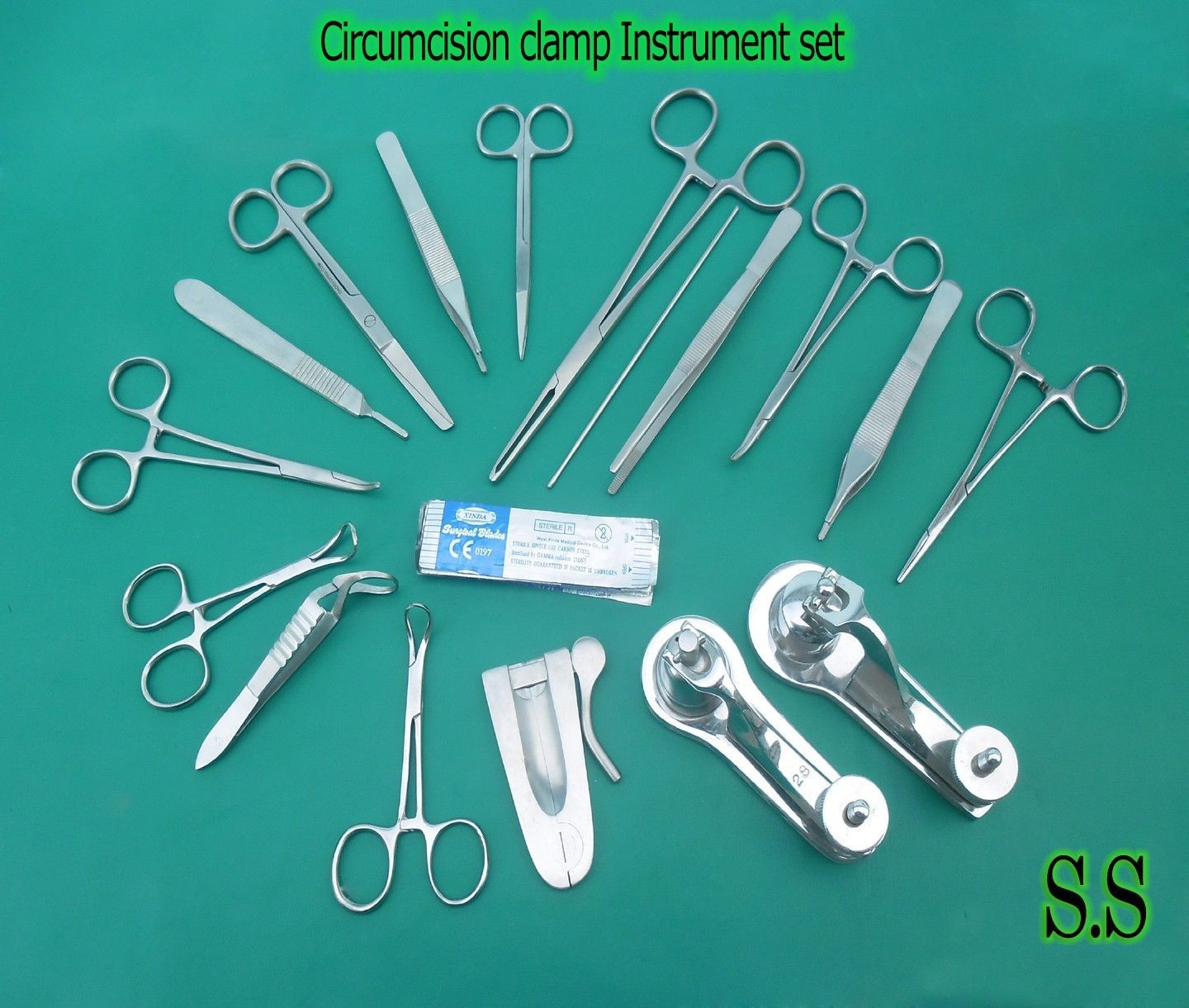 23 Pieces Circumcision Clamp Set Instruments Surgical Urology DS-947