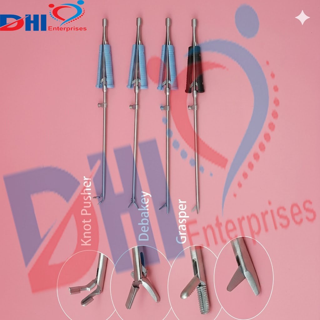 Basic Valve XS Surgery Instruments Set 4pcs Cardiac Surgery Set Premium Quality