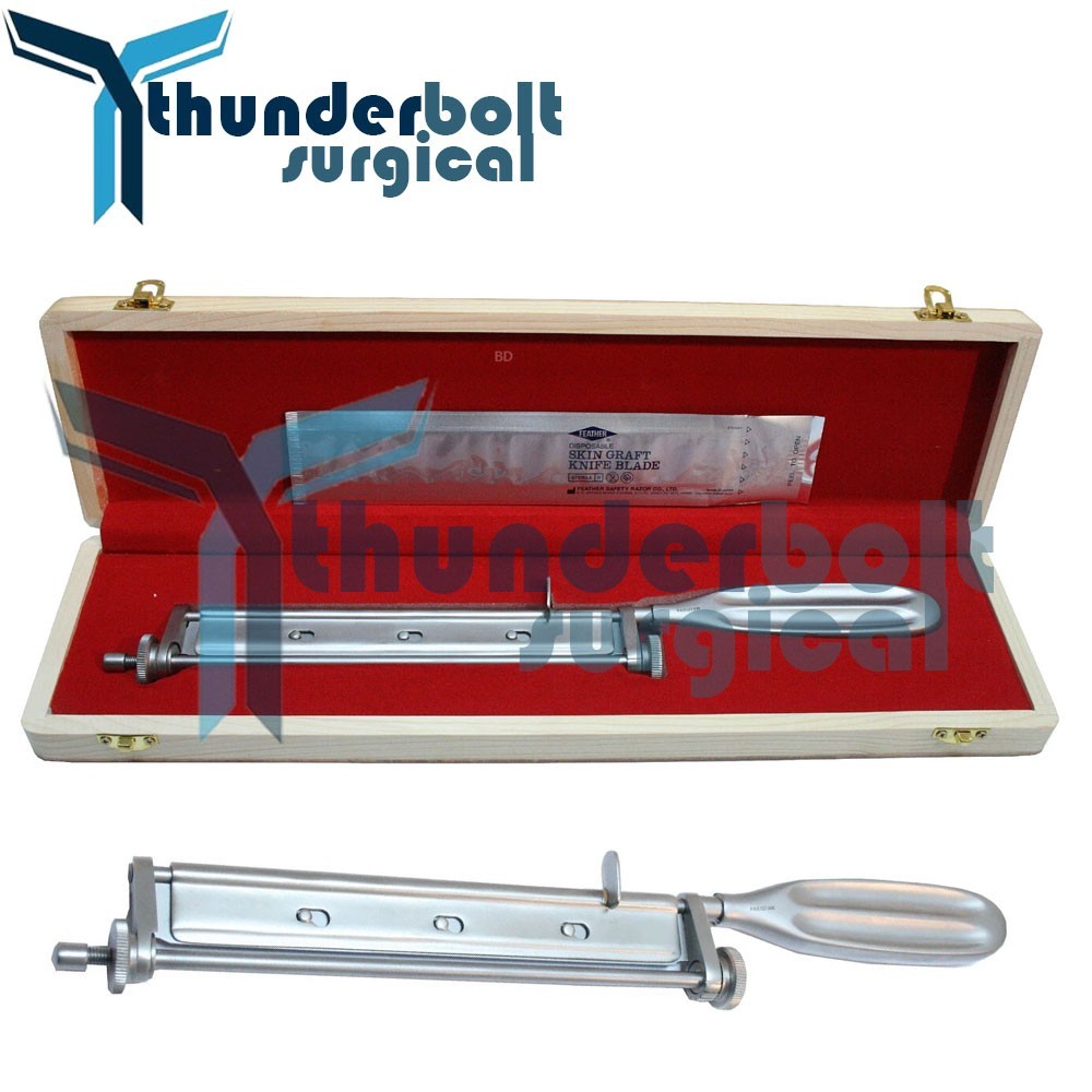 BDeals Watson Skin Grafting Knife with Blade Stainless Steel Surgical Instrument