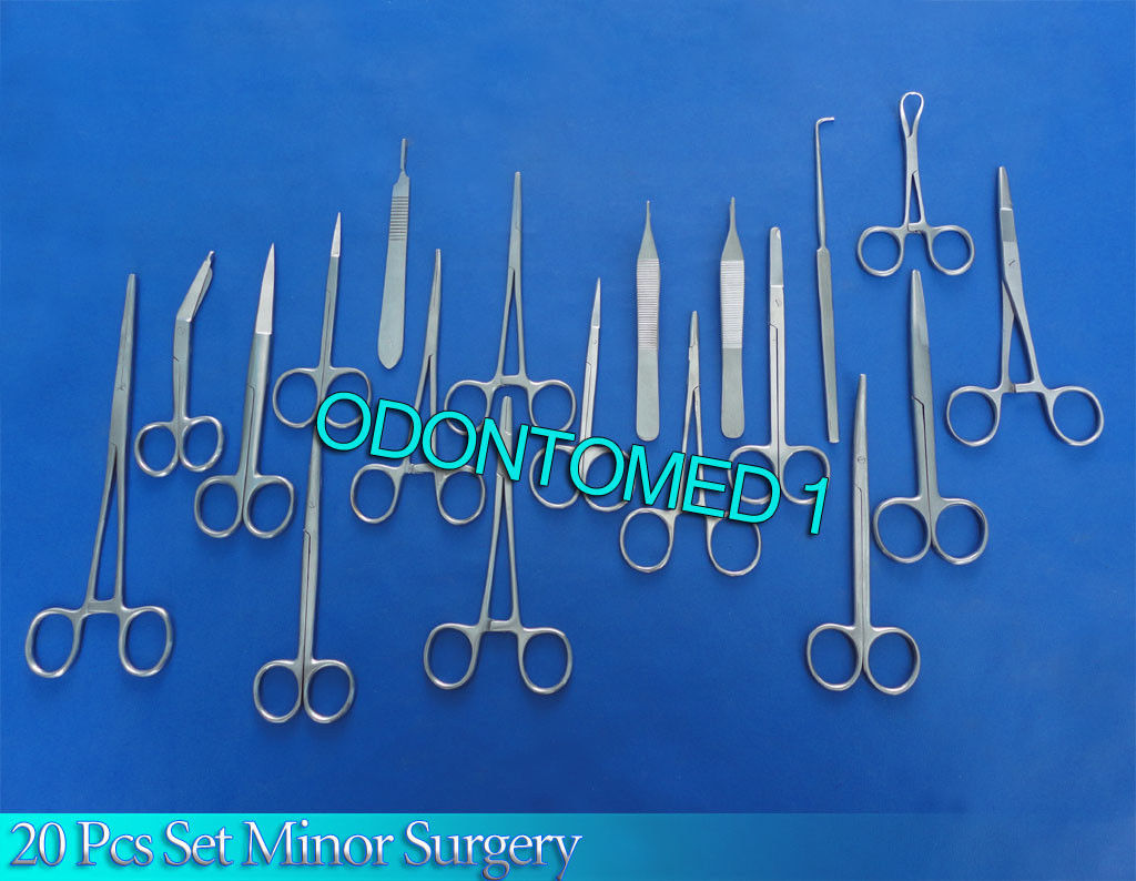 20 Pcs Minor Surgery Surgical Instruments Set
