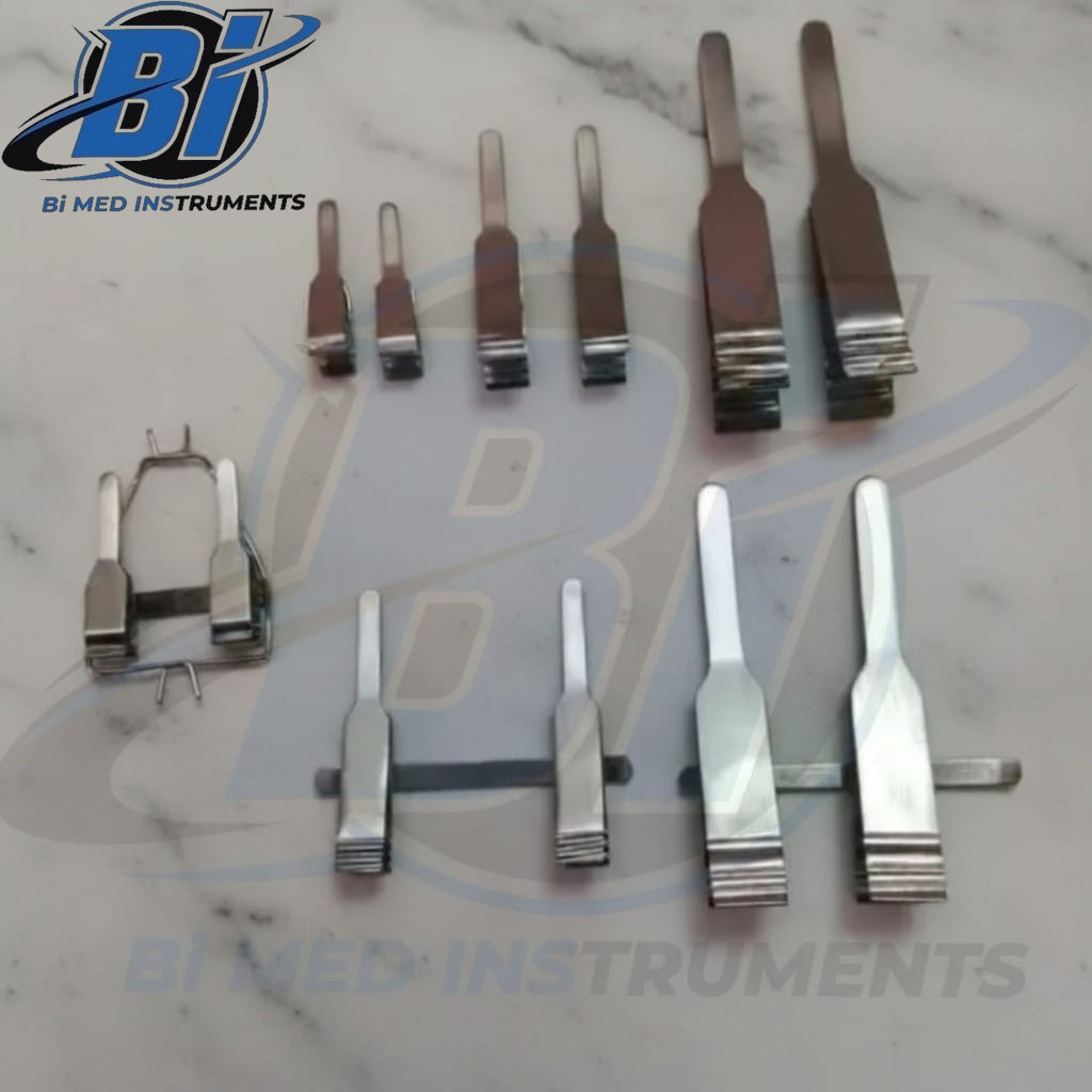 Acland Micro Surgery Vessel Clamps Set For Plastic Surgery & Neurosurgery