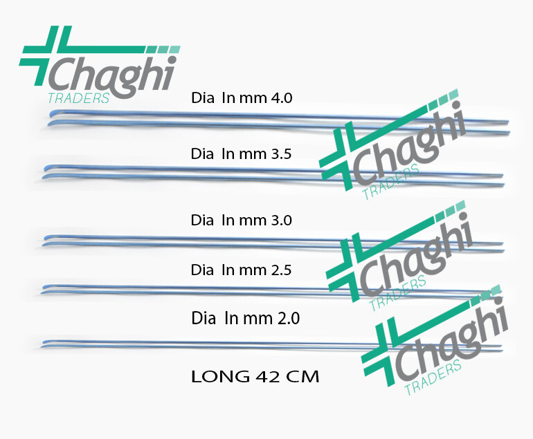 Elastic Nail 10 PCs Set Titanium Nail Implants Orthopedics Instrument By Chaghi