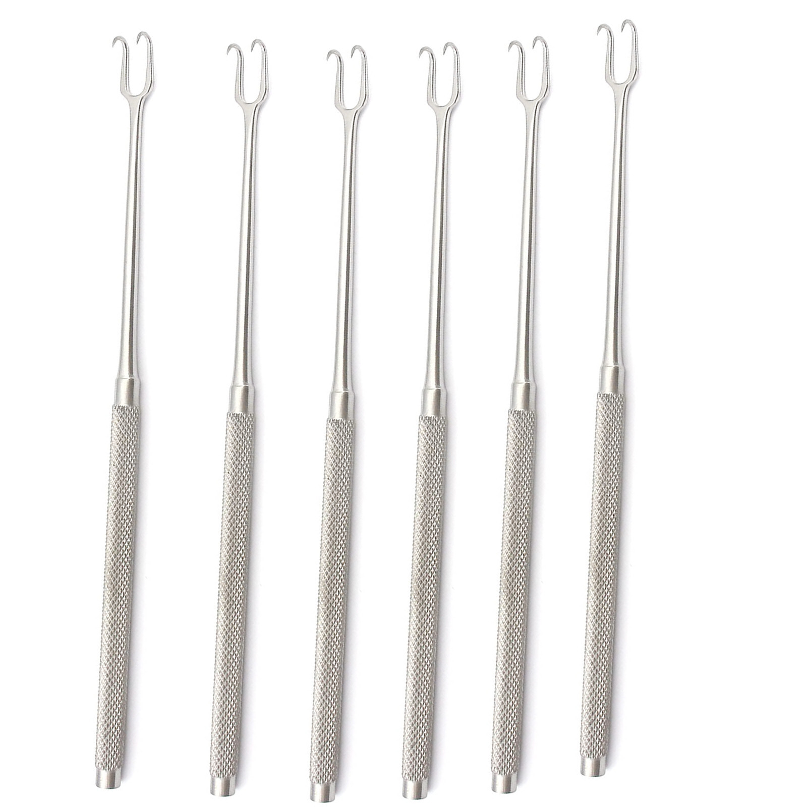6 JOSEPH Double Skin Hook 2mm Plastic Dermal HOLD EDGE Surgical Instruments ODM
