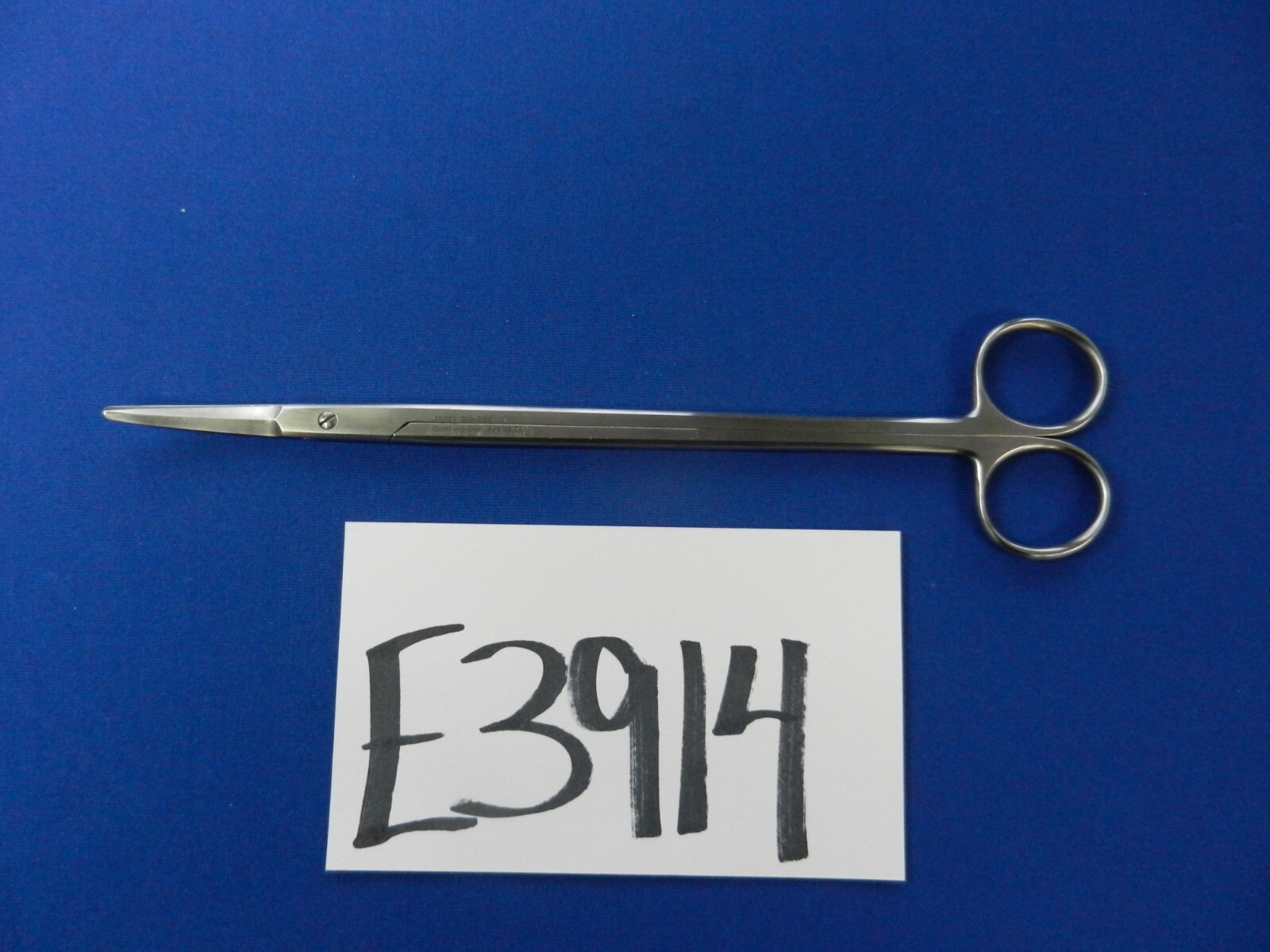 E3914 Jarit 310-292 Potts Smith Curved Beveled Blade Scissors 23.2cm Length
