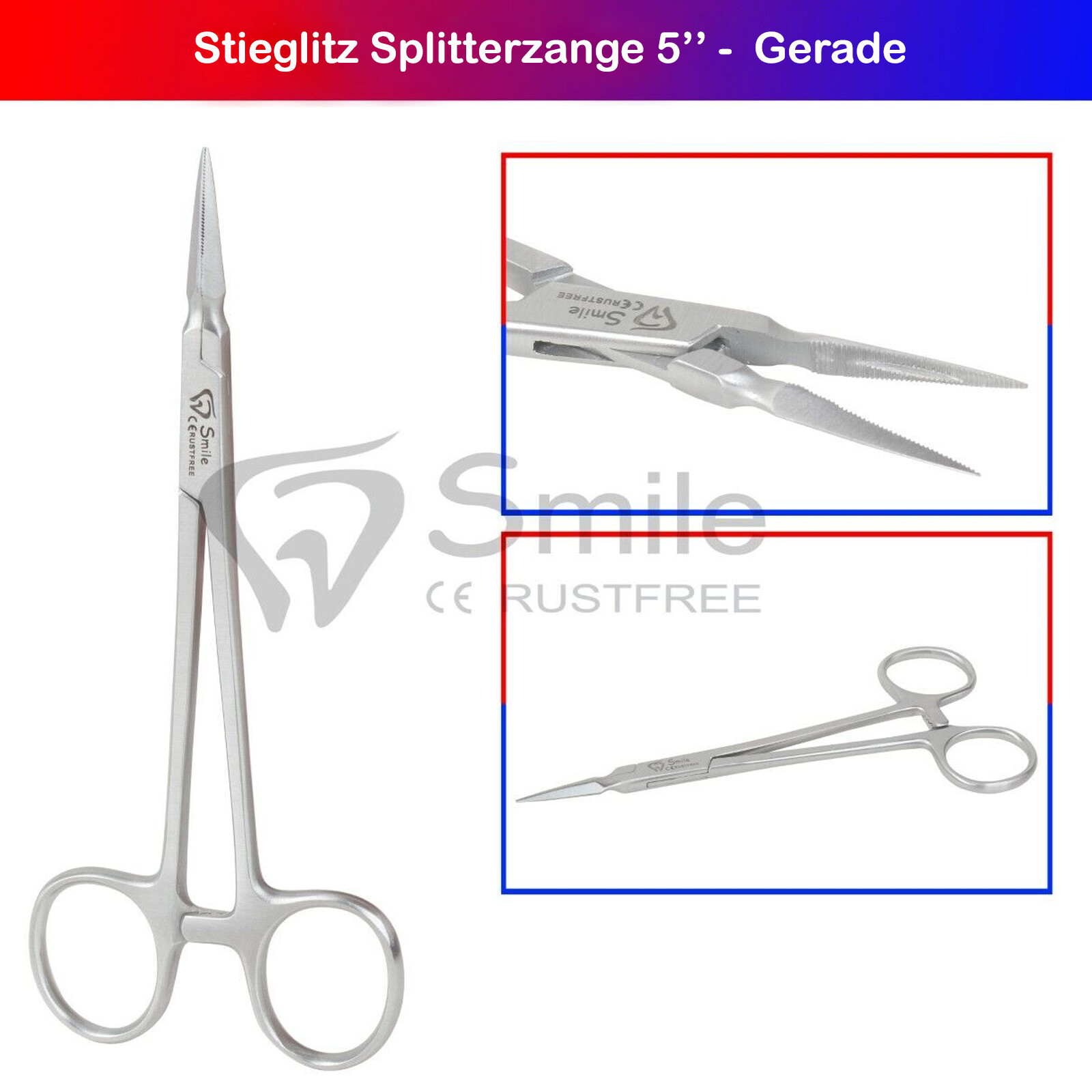 Smile Root Canal Spreader Tip 5 Inch Veterinary Use Only – 1 Unit