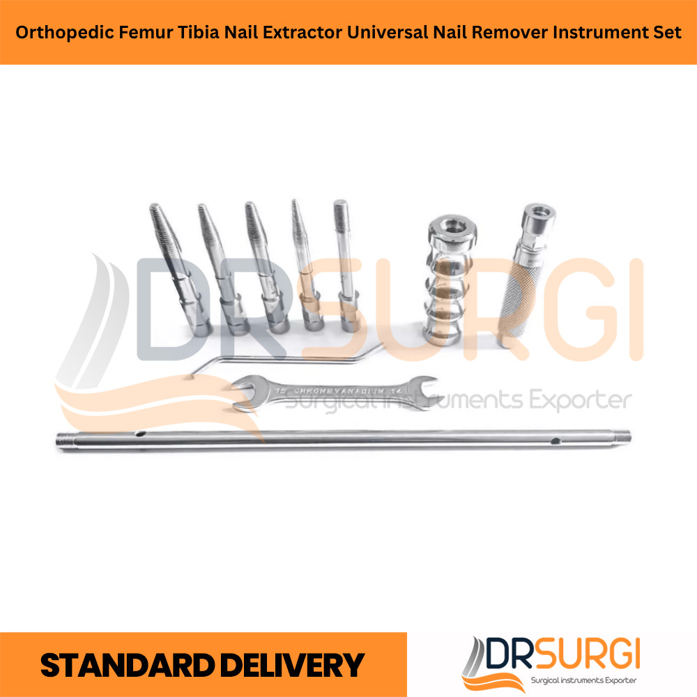 Orthopedic Femur Tibia Nail Extractor Universal Nail Remover Instrument Set