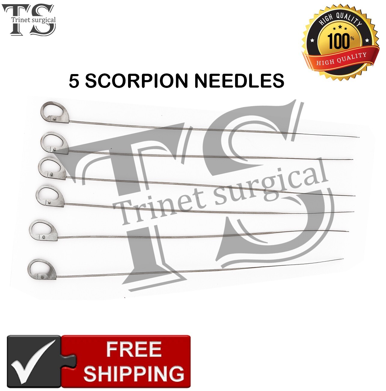 New 5pcs Knee Scorpion Suture Passer arthroscopy instruments A+ quality
