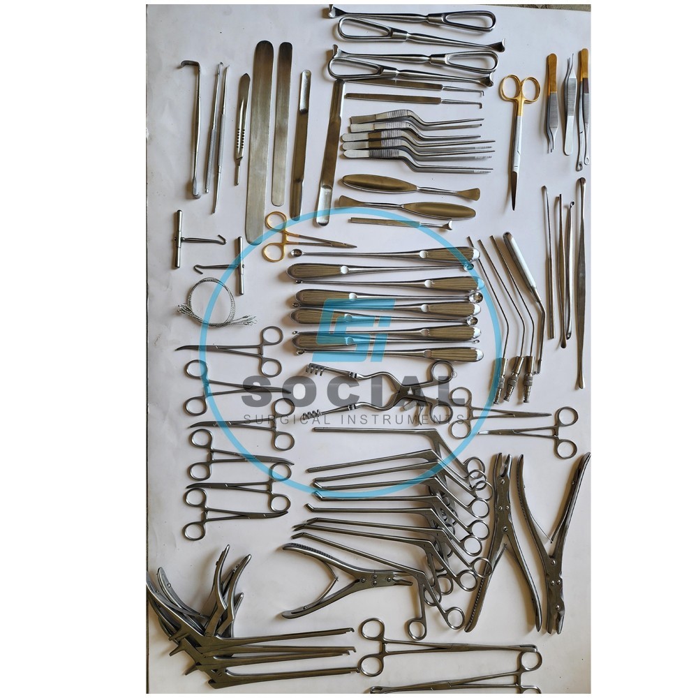 Basic Craniotomy & Laminectomy Surgical Orthopedic Spinal Instruments 78 Pcs Set