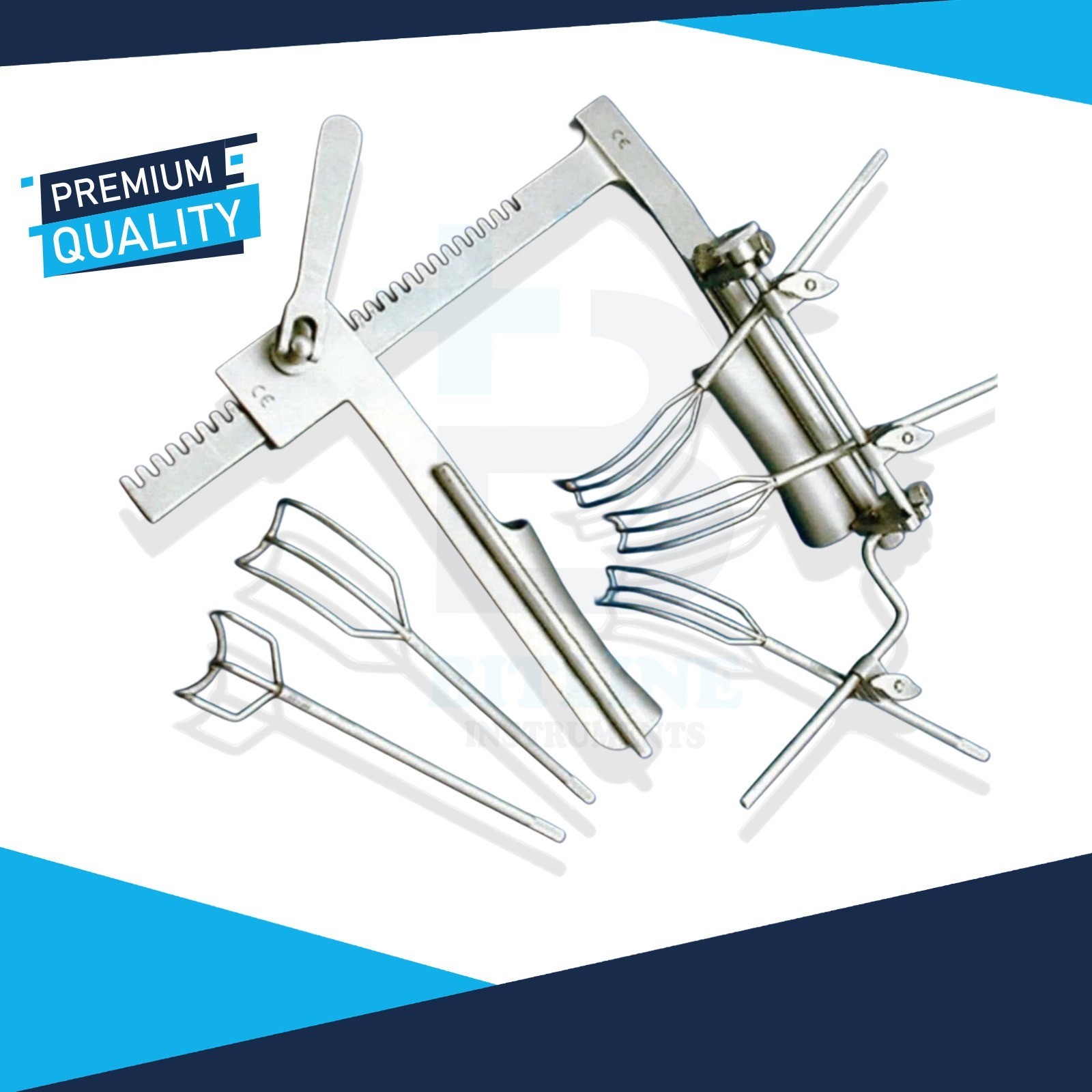 Cooley Cosgrove Mitral Retractor Surgical Complete Set High Quality Instruments