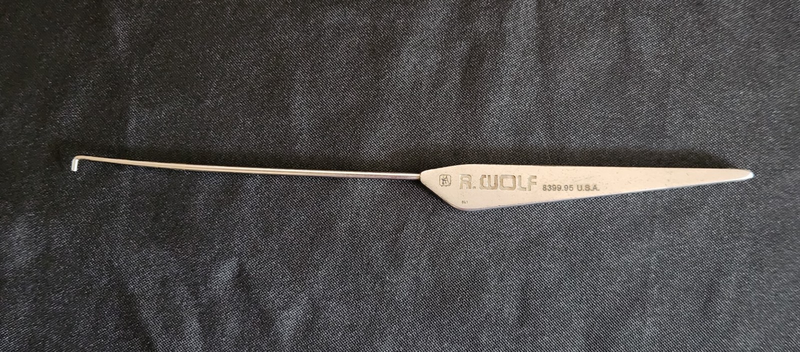 Richard Wolf Orthopedic 8399.95 Hook Probe 4.5mm 90° Down 9-3/4″
