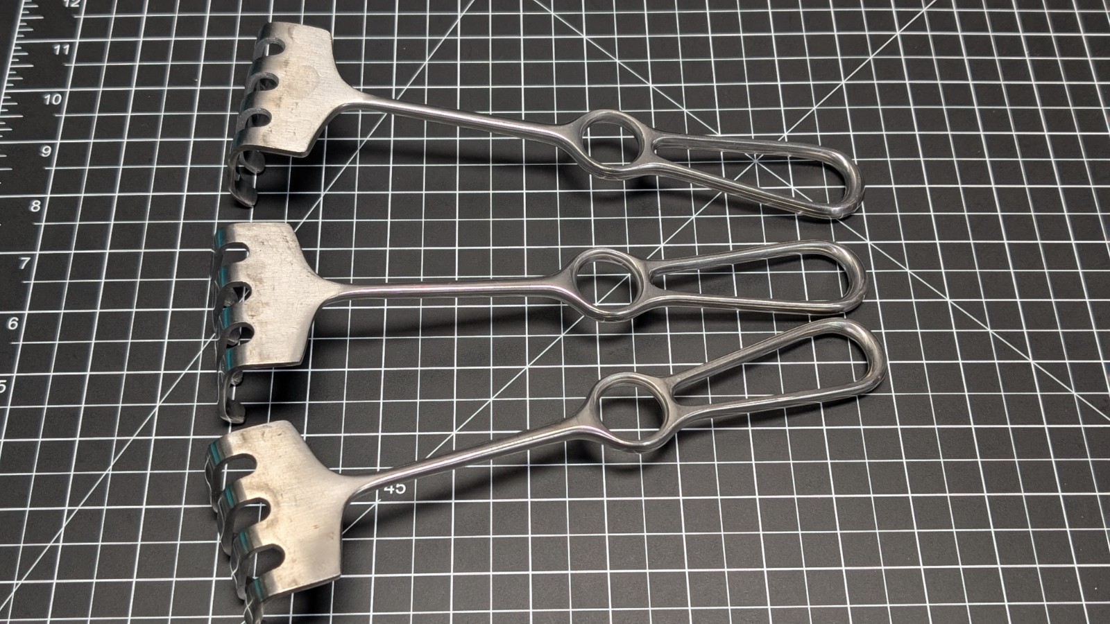 Jarit 200-318 Ollier Rake Retractor 4-Prong Blunt, 9″ zimmer 3085 codman 50-4253