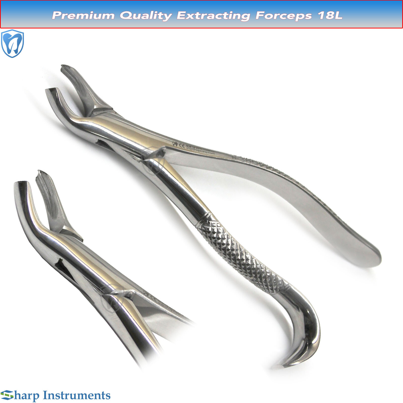 10/Pcs Kit Dental Extraction Forceps Upper Lower Orthodontic Surgical Instrument