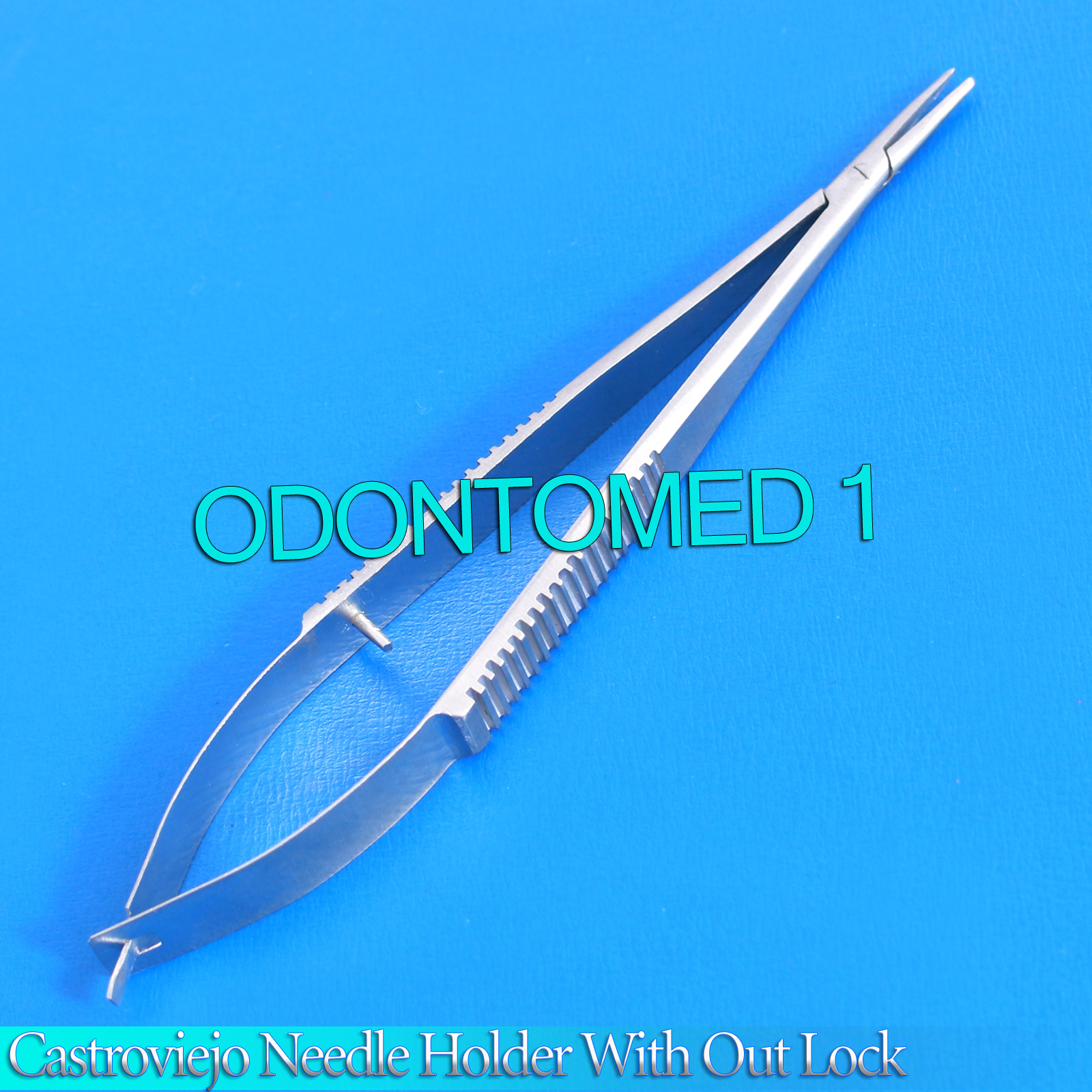 Castroviejo Needle Holder 5.5″ Straight Without Lock Surgical Instrument