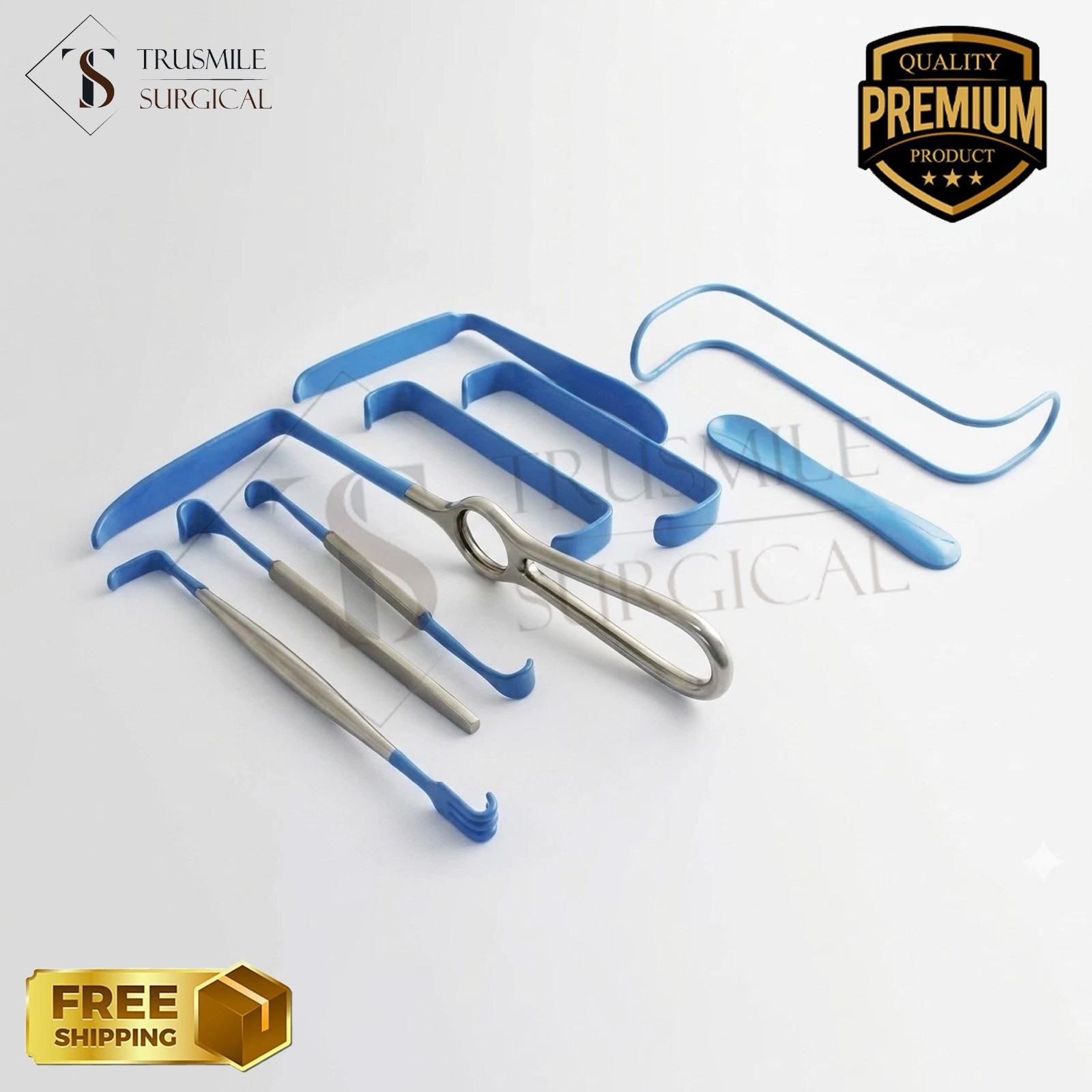 Surgical insulated Retractor set of 9 pcs surgical instruments