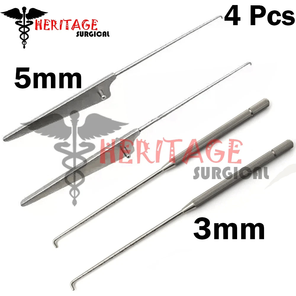 3mm and 5mm New 4 Pcs Arthroscopy Probe Surgical instruments