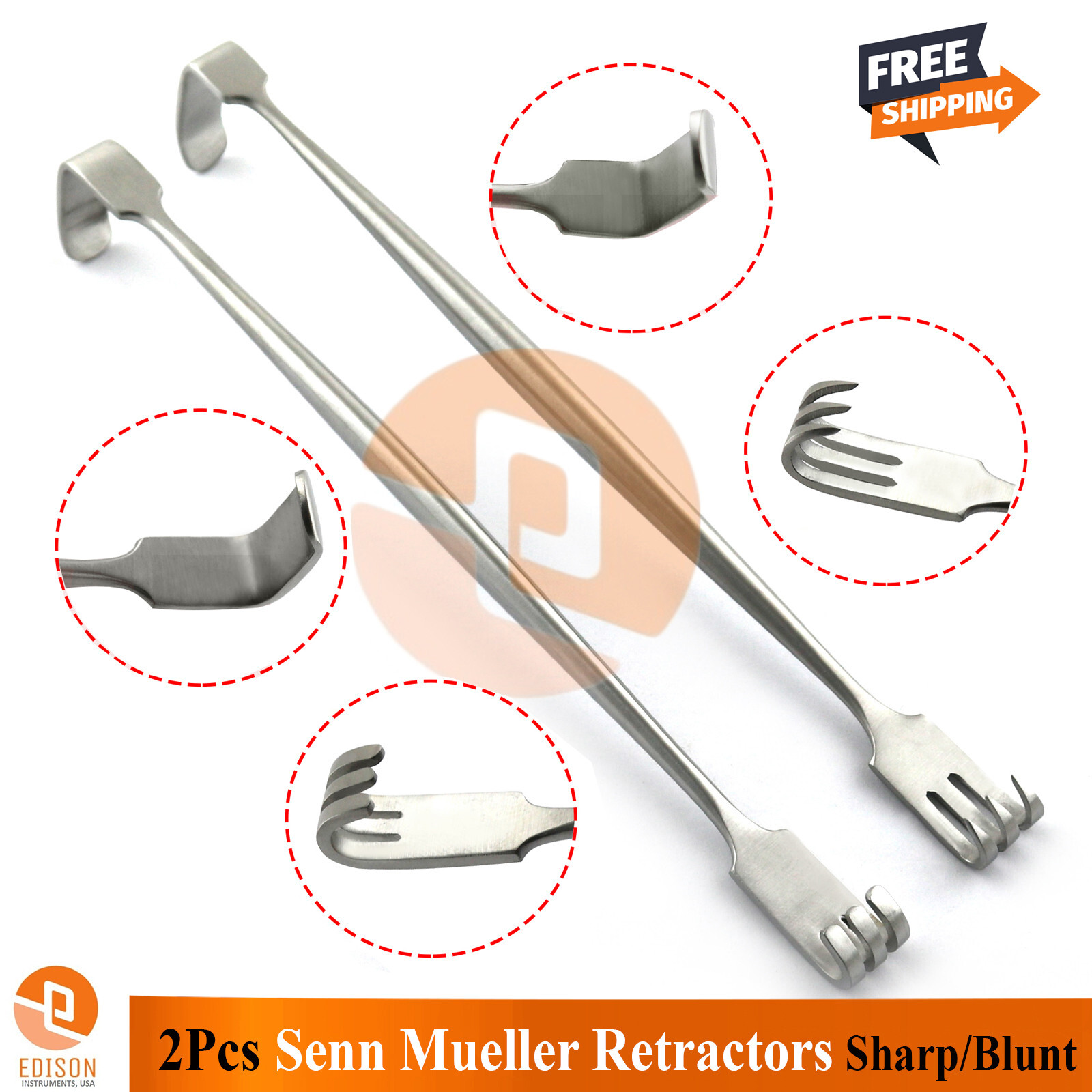 43 Pcs Cardiac Surgery Instruments Kit Surgical Cardiology Microvascular Surgery