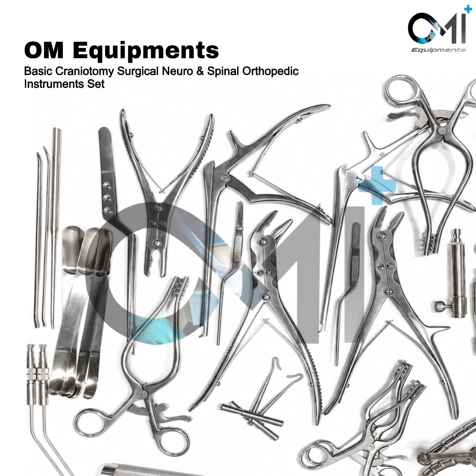 Basic Craniotomy Surgical Neuro and Spinal Orthopedic Instruments Set