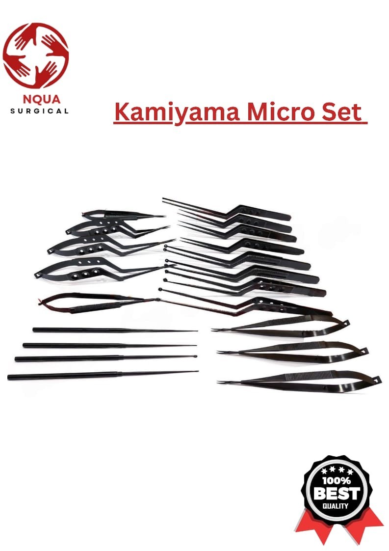 Kamiyama Micro Neuro Surgery Instruments Set 20 Pcs Surgical Tools