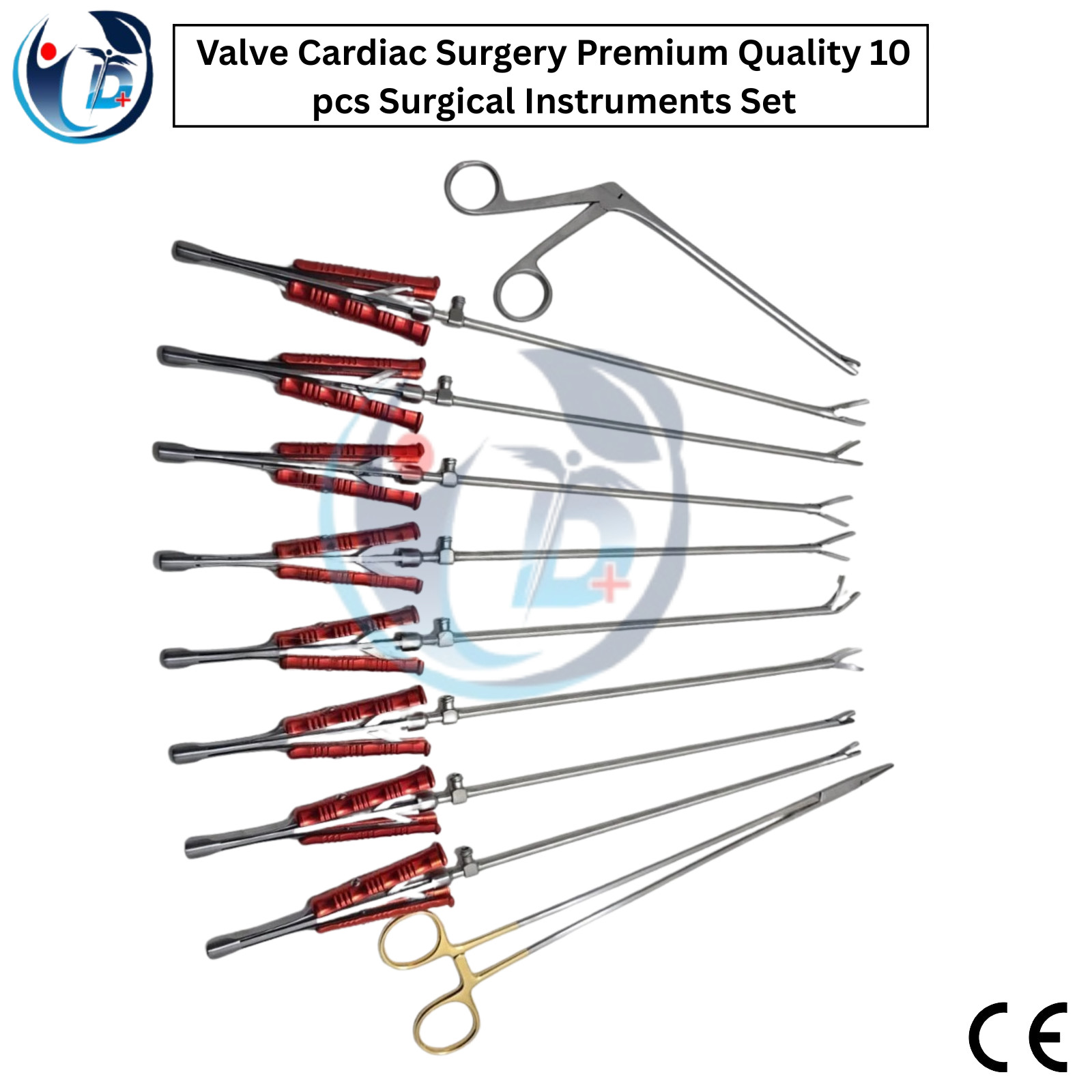 Valve Cardiac Surgery Premium Quality 10 pcs Surgical Instruments Set