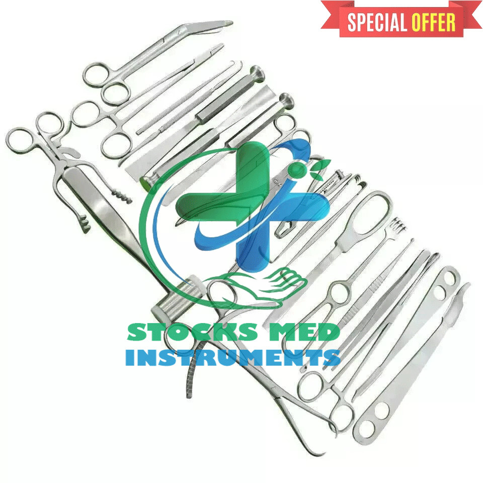 Basic Major Set of 22 pcs Stainless Steel Orthopedic Surgical Instruments