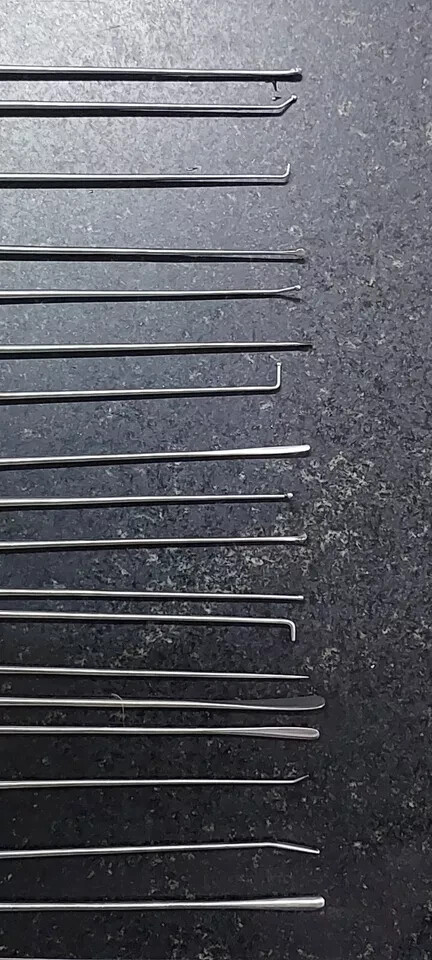 Micro Dissectors Set of 19 Pc Neurosurgery Instruments Stainless Steel