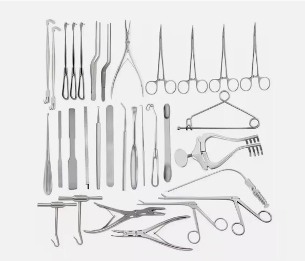 32Pcs Neuro Craniotomy Instruments Set Comprehensive Neurosurgery Tools
