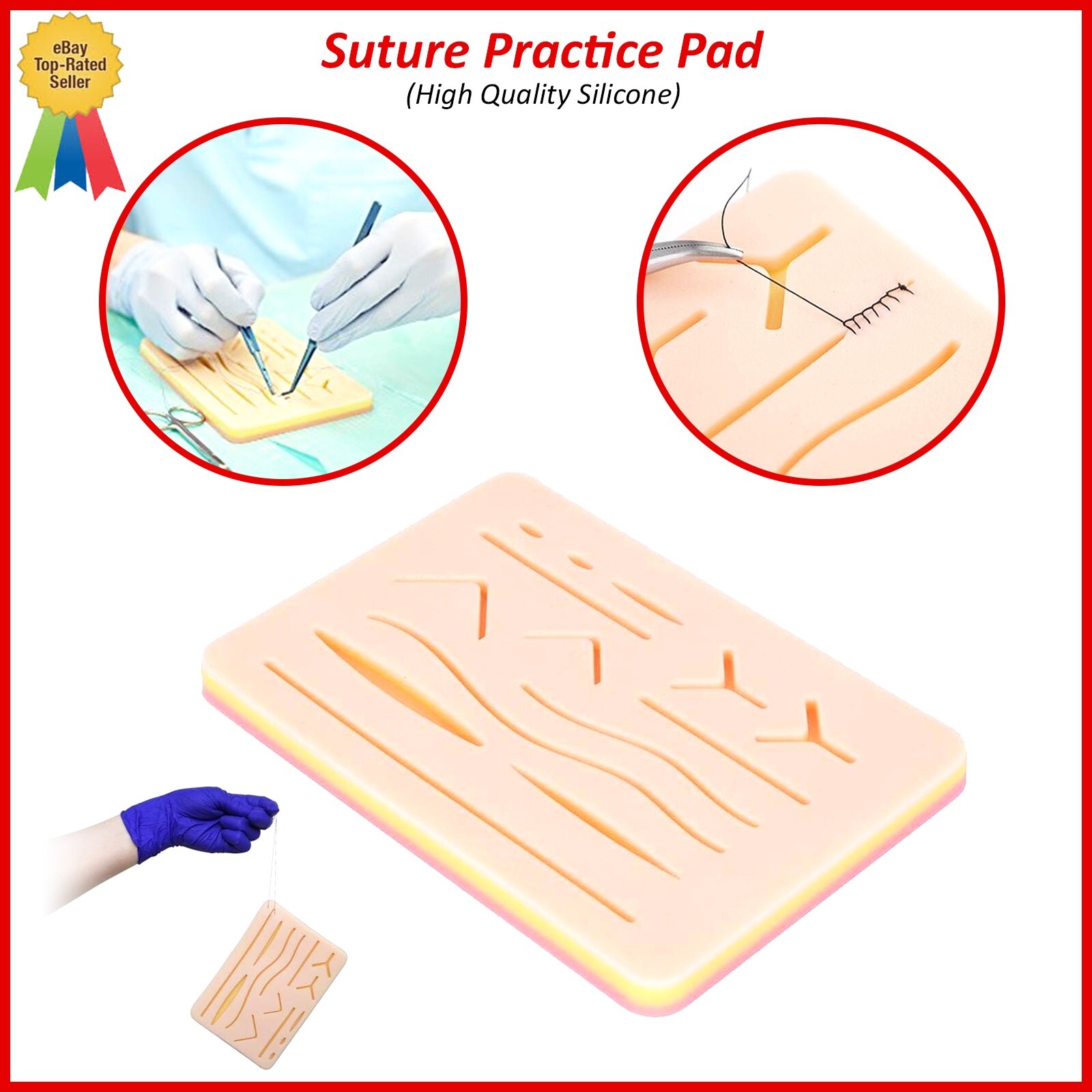 New Suture Practice Kit For Medical & Vet Students Suture Training Kit CE