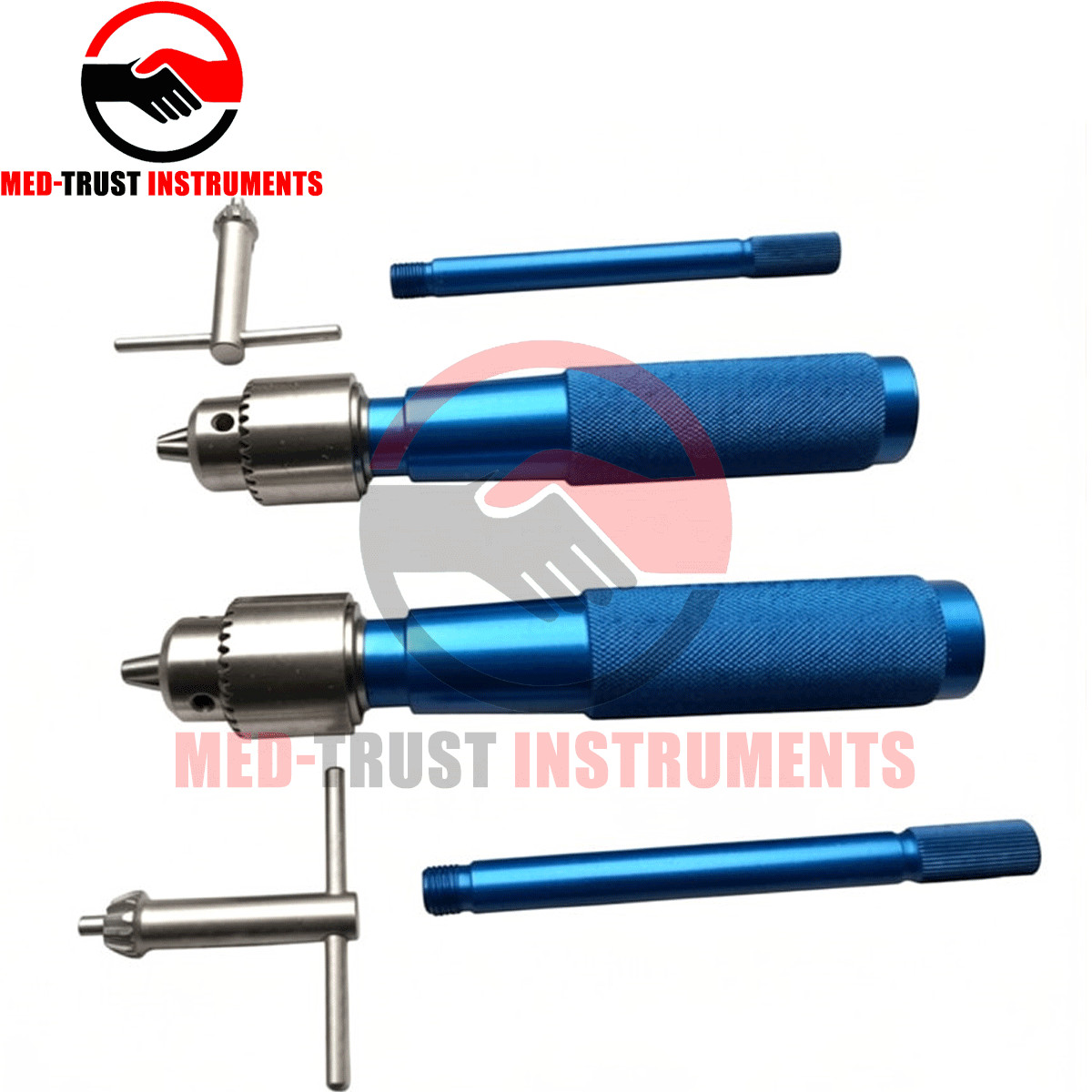 Orthopedic Hand Drill With Chuck & Key 16cm 2pcs Orthopedic Veterinary Surgery