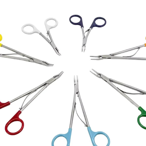 Open Surgical Ligating Clip Applicator SET OF 10 PCS Surgical Polymer Ligating