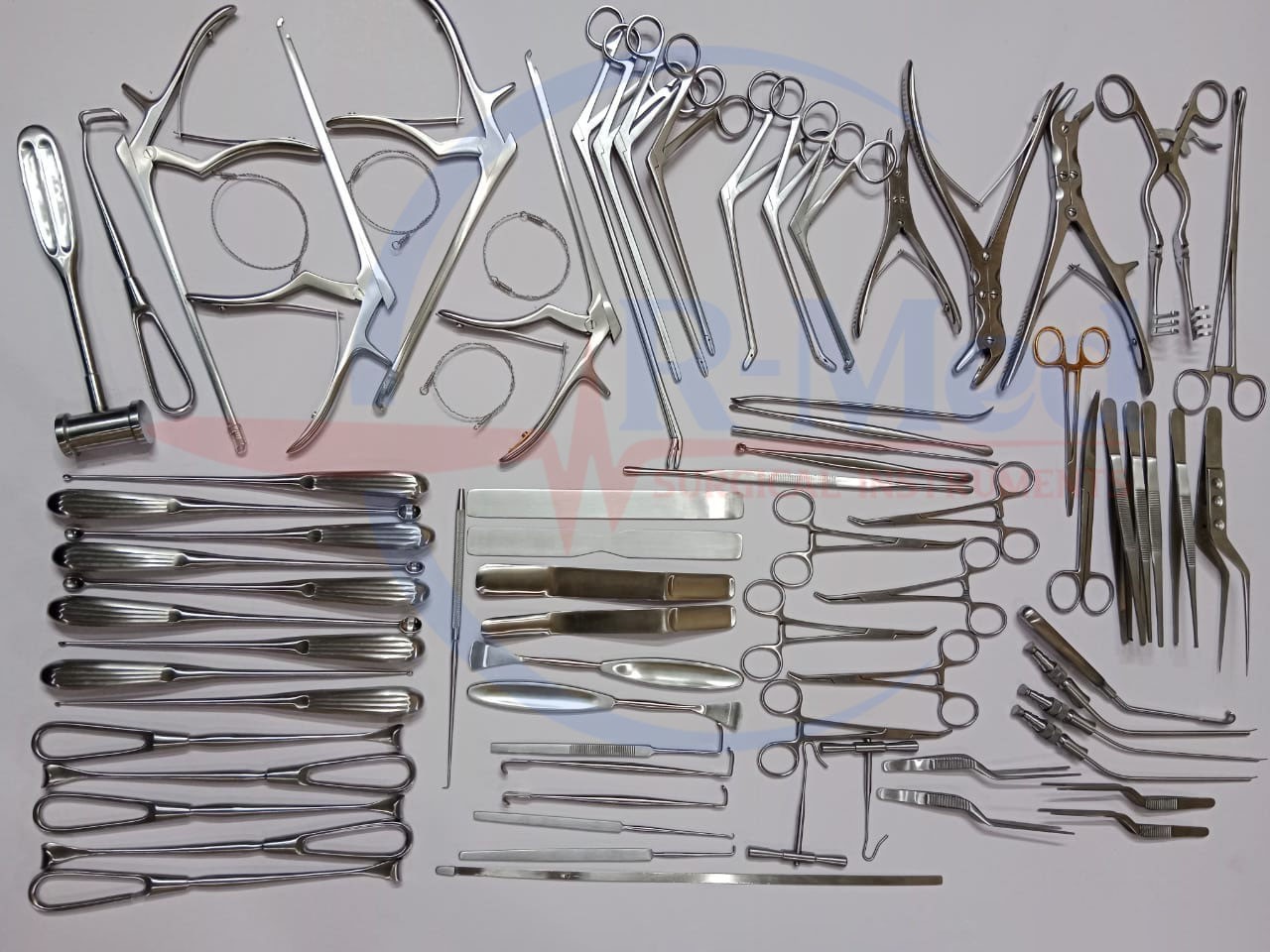 Basic Craniotomy & Laminectomy Surgical Orthopedic Spinal Instruments 78 Pcs Set