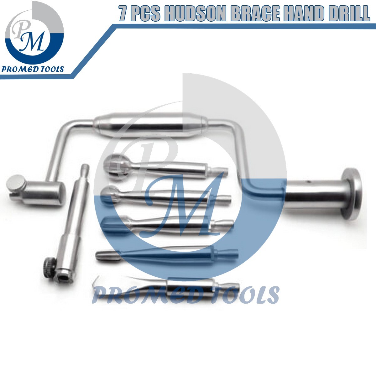 7 PCs Hudson Brace hand drill New Surgical orthopedic Instruments Set