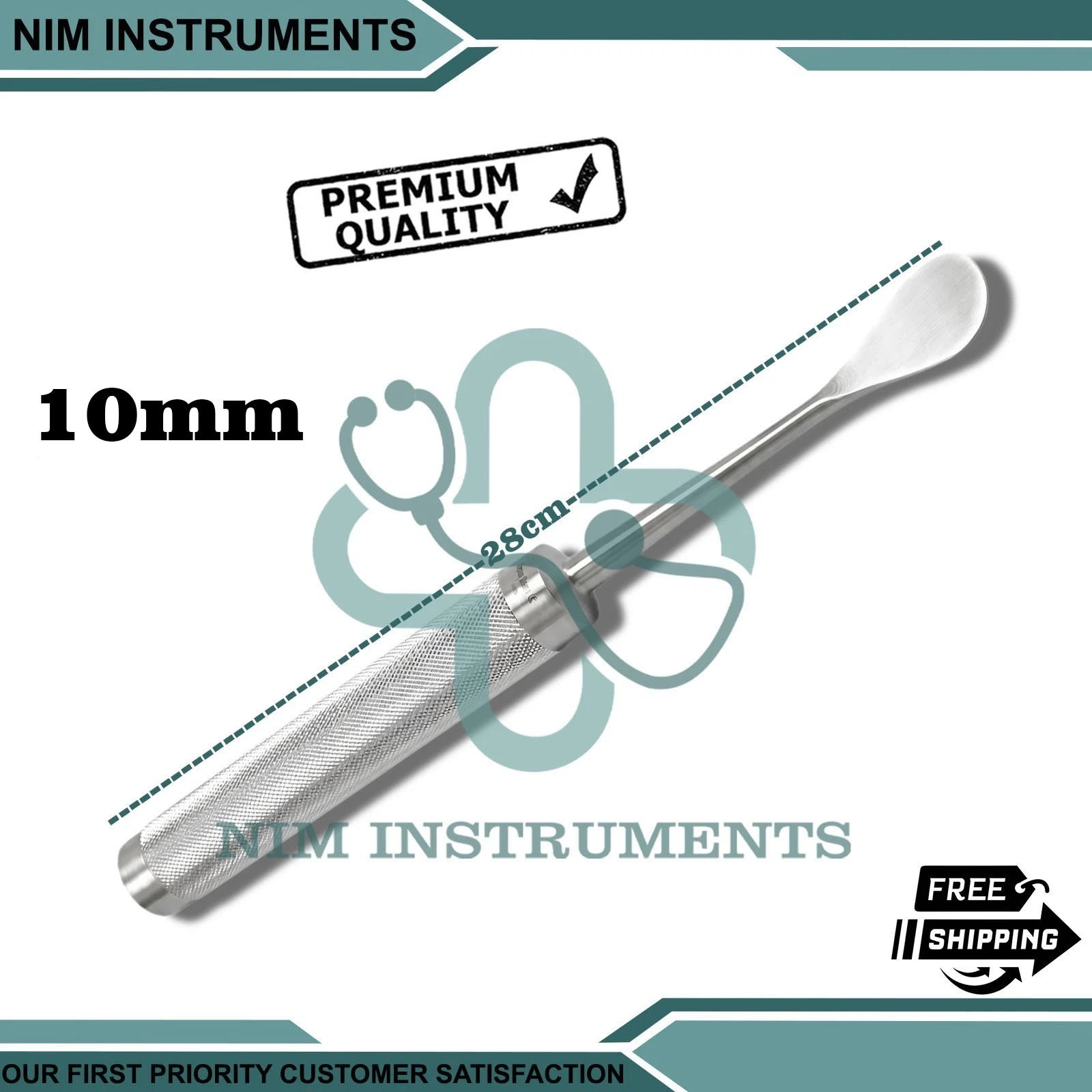 Spinal Cobb Elevator 10mm Orthopedic Surgical Spine Instruments