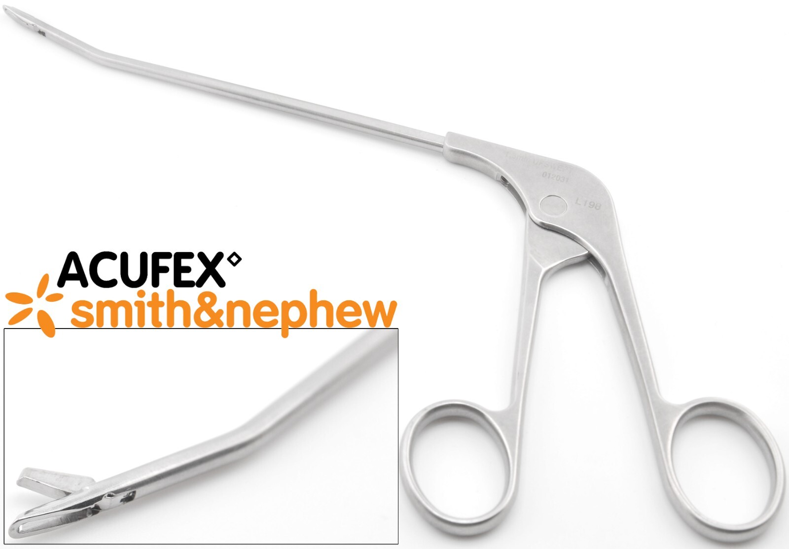 Acufex 012031 Smith & Nephew Scoop Basket Punch Curved Up 1.5x7mm Bite 6.5″