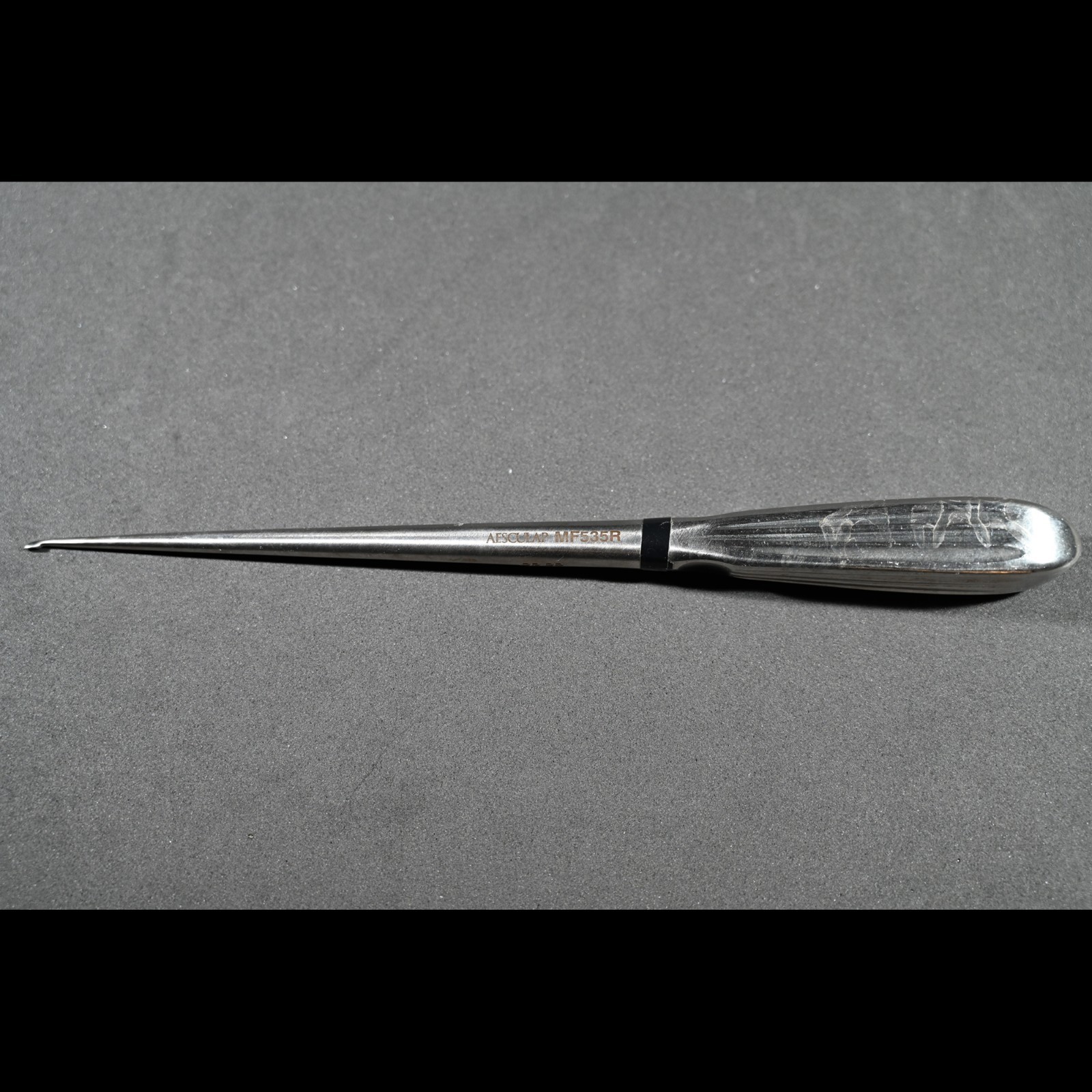 Aesculap MF535R Bruns Spinal Curette Size #0000 Straight Tip 9 in Surgical
