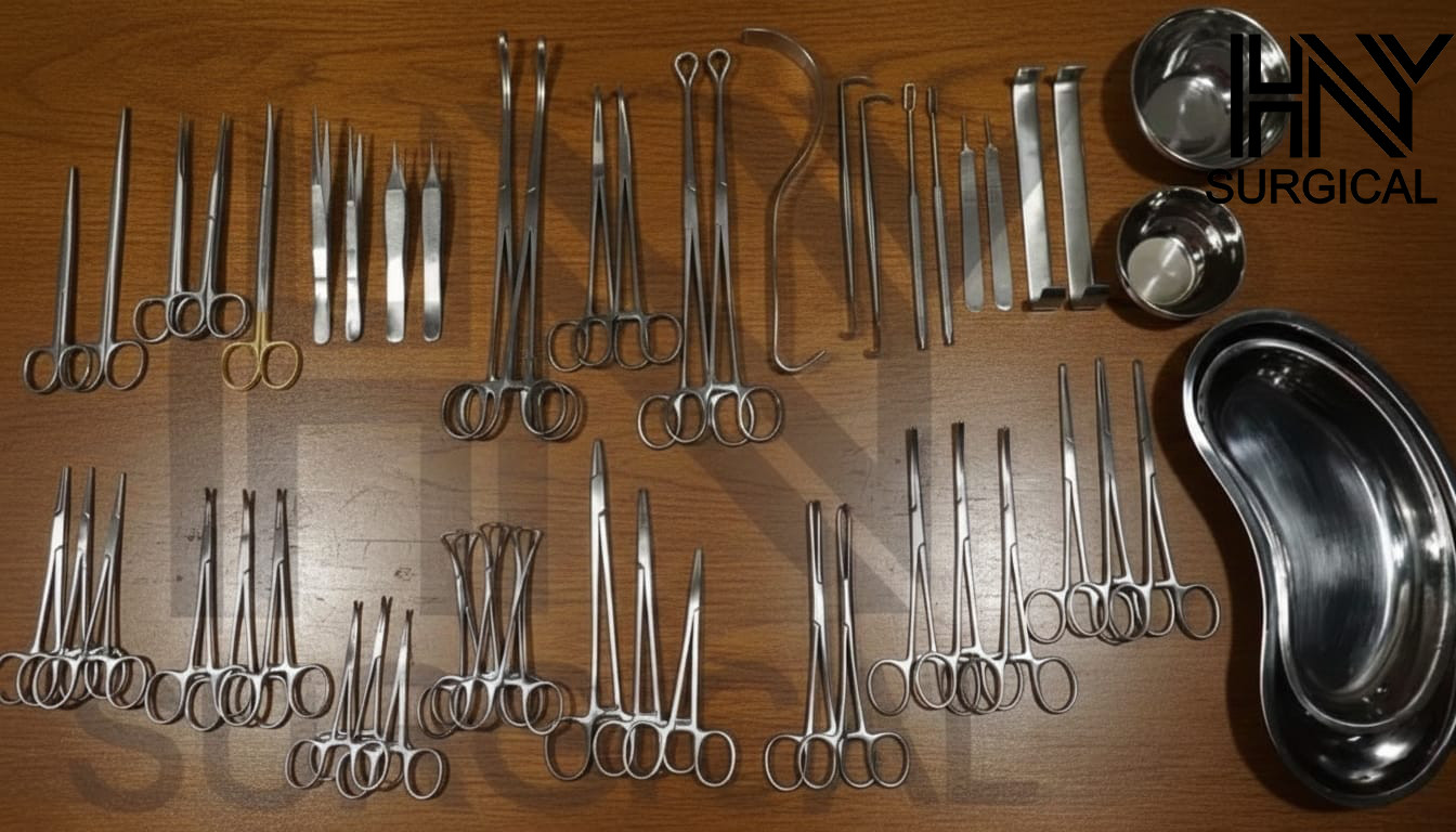 50Pcs General Surgery Basic Laparotomy Surgical Instruments Set