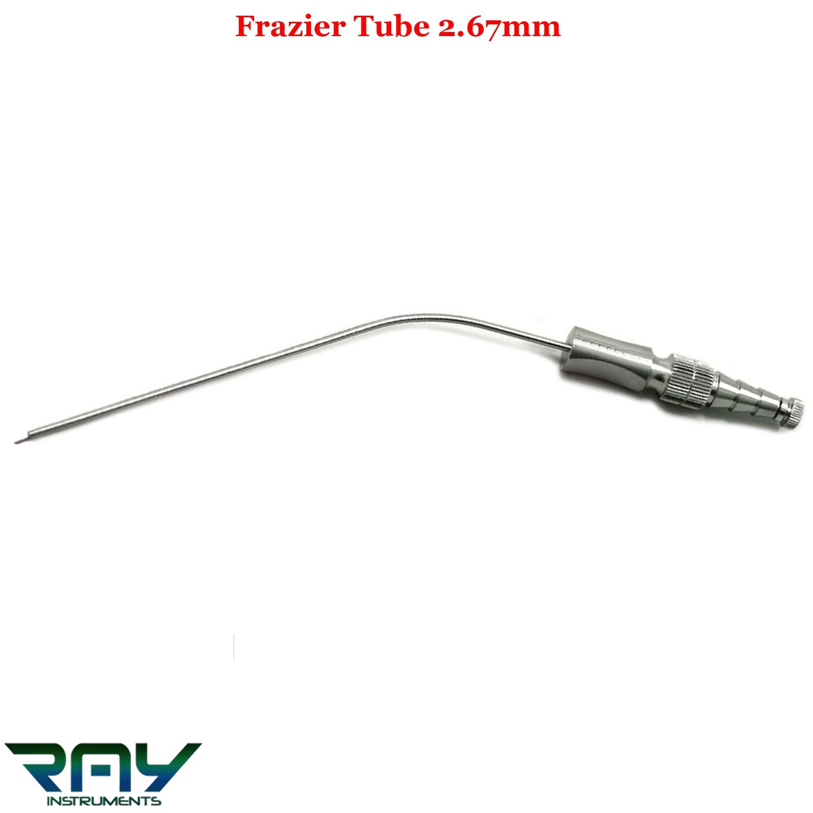 Surgical Frazier Tube No. 8 Suction Aspirator 2.67mm Diagnostic 7.6″ Instruments