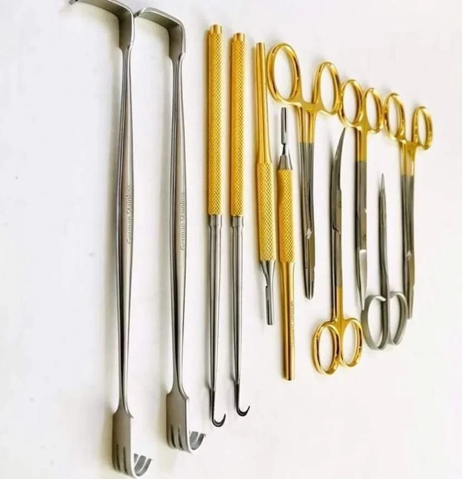 New 11PCs Set General Surgery Orthopedic Instruments German Stainless Steel