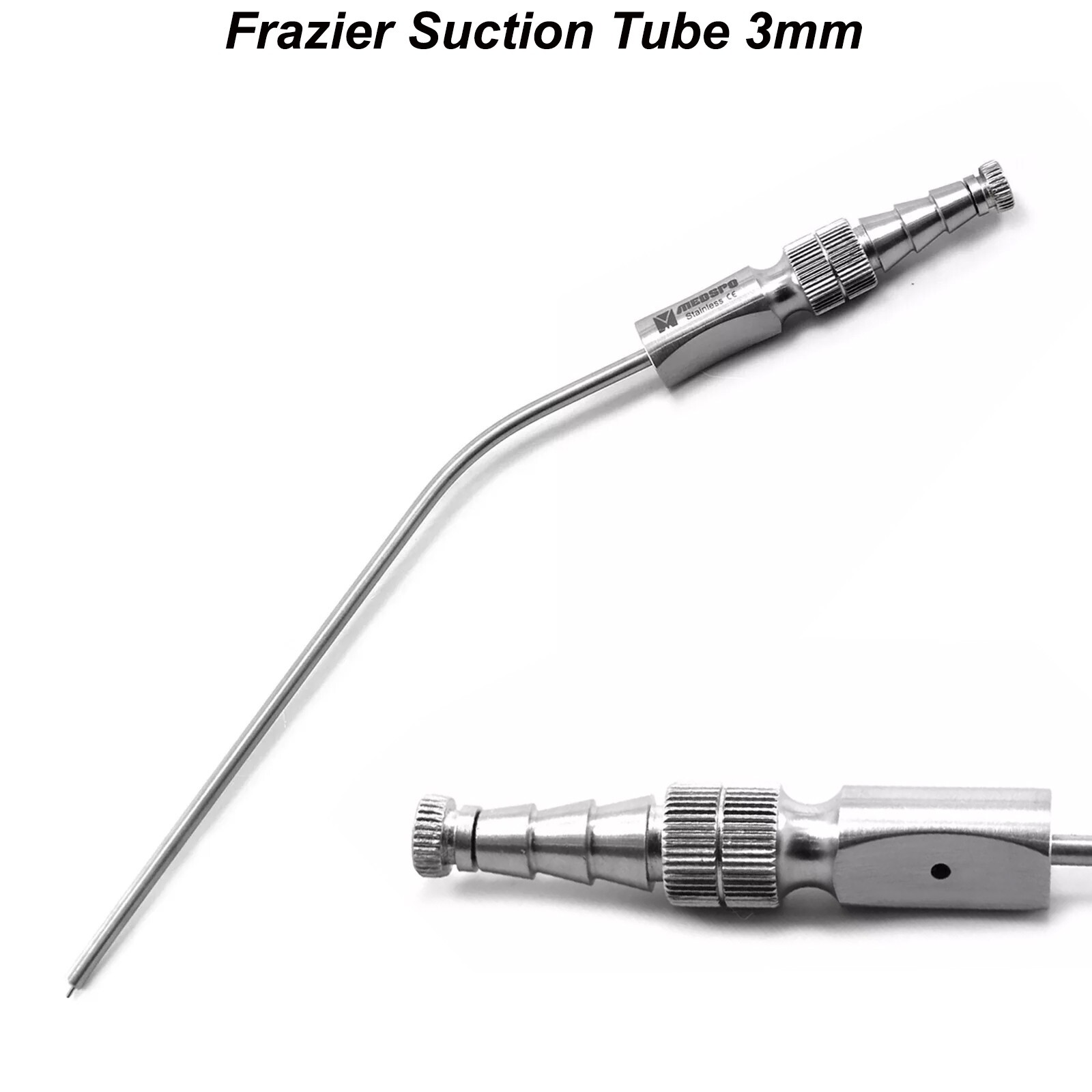 Dental Frazier Suction Tube 3mm Cleaning Aspirator Medical Diagnostic Instrument
