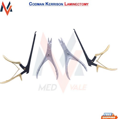 Codman Kerrison Laminectomy Rongeurs Set of 4 Pcs Orthopedic Instruments