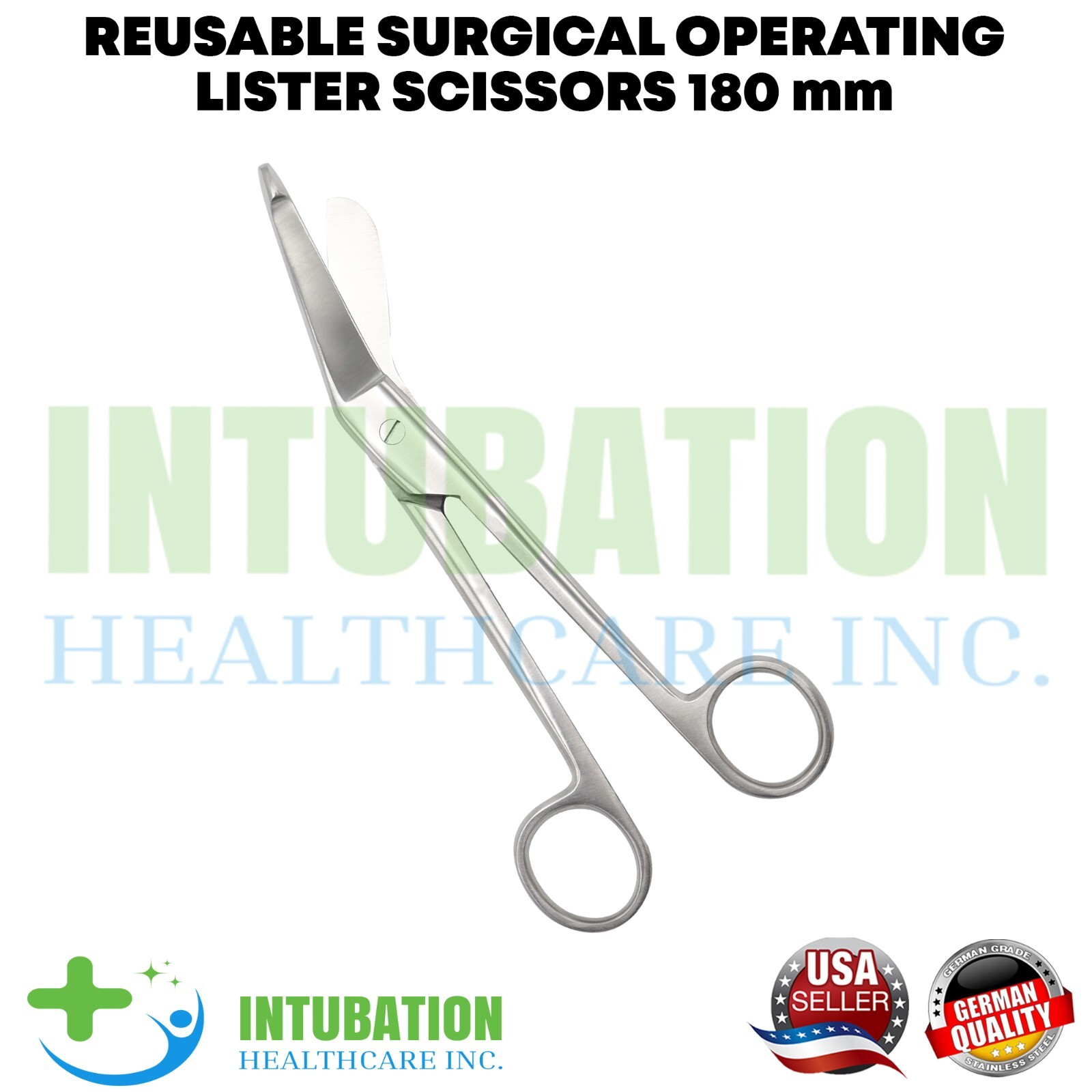 Reusable Lister Surgical Scissors 180mm Stainless Steel Surgical Instrument