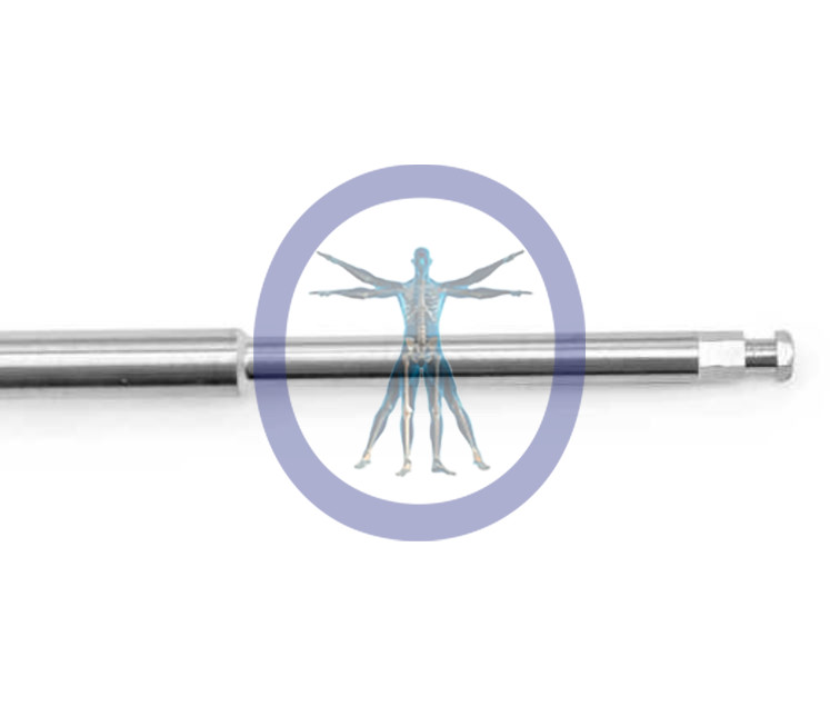 Orthopedic Surgical-Medtronic 9BA40 4.0mm Round Cutting High Speed SS Bur, 9cm