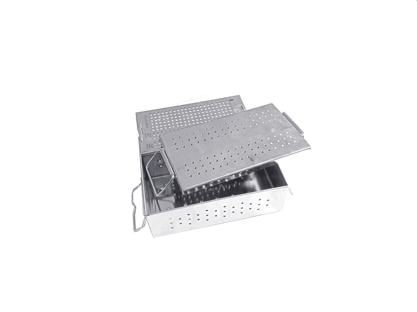 Orthopedic Empty Case Box for 3.5 mm Cortical Screw Stainless Steel