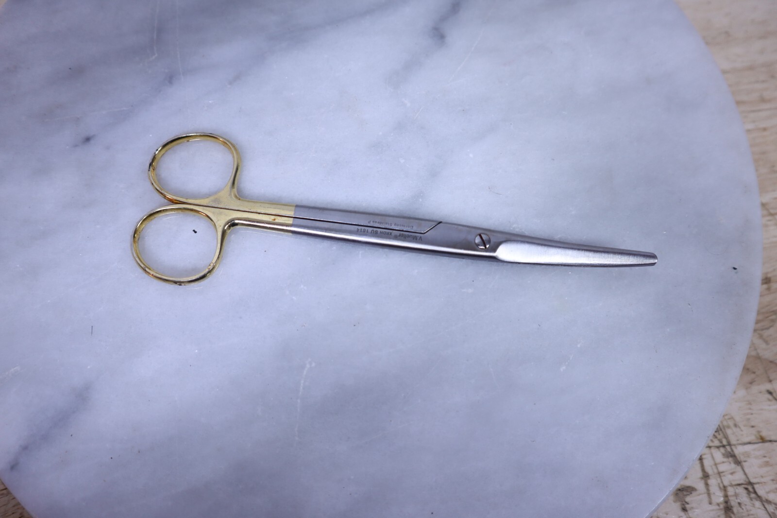Pair x2 V. Mueller Surgical Curved Vital Mayo Scissors SU 1814 & 1804 Surgery US