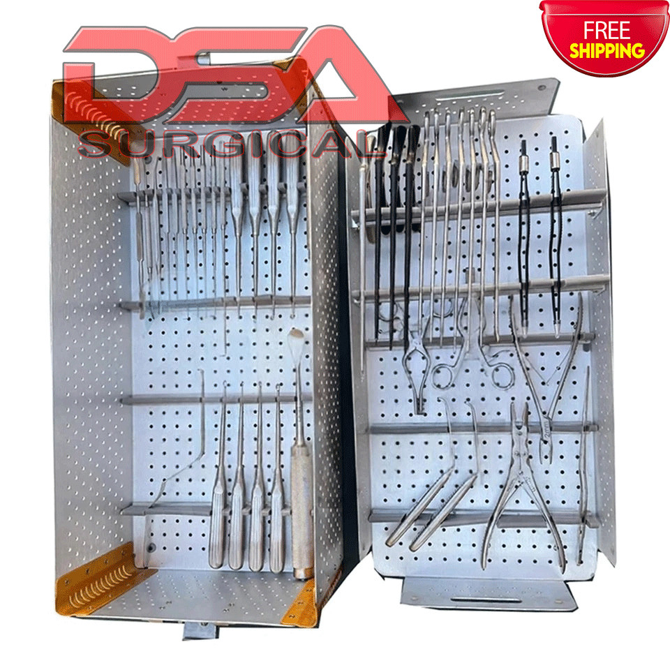 Spinal Cervical Orthopedic Surgery Instrument Set With Aluminum Box With Accurat