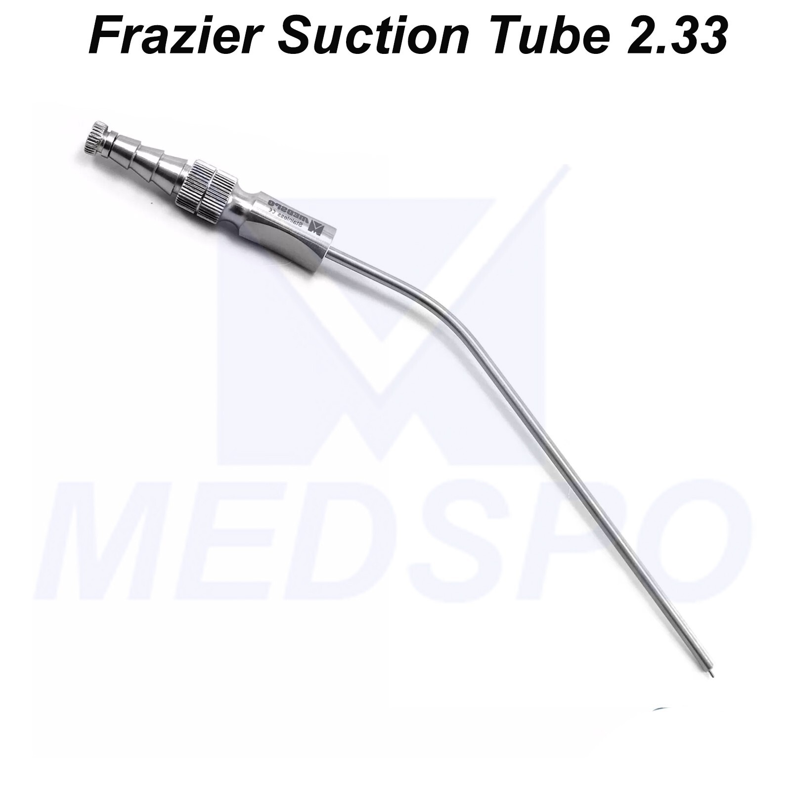 Dental Frazier Suction Tube 2.33mm Surgical ENT Instruments Dentist Lab Tools